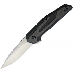 Kershaw Fraxion Linerlock Black Satin