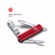 Victorinox - Navaja Suiza Multiusos Nail Clip 580 Rojo Translúcido