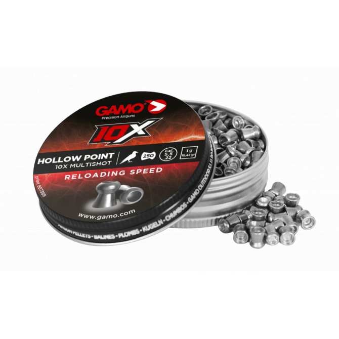 Balines Gamo 10X Hollow Point 5,5 mm 250 ud, compra online