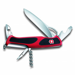 Victorinox - Navaja Suiza Multiusos Delémont Ranger Grip 61 Roja