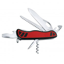 Victorinox - Navaja Suiza Multiusos Forester One Hand Rojo y Negro