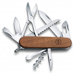 Victorinox - Navaja Suiza Multiusos Huntsman 13 usos Madera