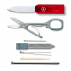 Victorinox - Tarjeta Multiusos Swisscard 10 Usos Rojo traslúcido