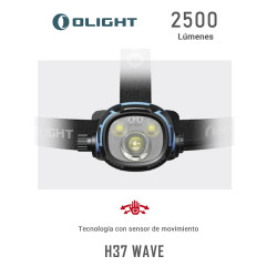 Linterna Frontal Olight H37-W 2500 Lumens Recargable