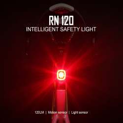 Linterna Olight Luz Trasera Inteligente para Bicicleta RN 120 Recargable