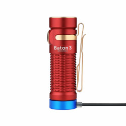 Linterna Olight S1R Baton III Roja 1200 Lumens Recargable