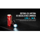 Linterna Olight S1R Baton III Roja 1200 Lumens Recargable + Cargador USB MMC 