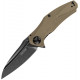 Kershaw Natrix Framelock Tan Hoja Negra