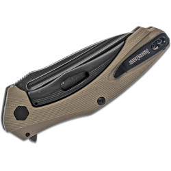 Kershaw Natrix Framelock Tan Hoja Negra