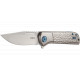 CRKT Lanny Linerlock Silver A/O