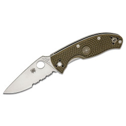 Spyderco Tenacious LWT OD Green FRN Filo Mixto