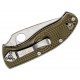 Spyderco Tenacious LWT OD Green FRN Filo Mixto