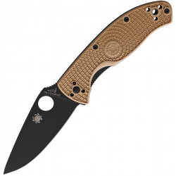 Spyderco Tenacious LWT Tan FRN Hoja Negra