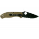 Spyderco Tenacious LWT OD Green Hoja Negra Mixta