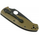 Spyderco Tenacious LWT OD Green Hoja Negra Mixta