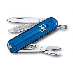 Victorinox Navaja Classic SD Deep Ocean Traslúcido 7 usos