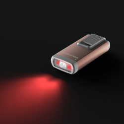 Linterna Llavero Led Lenser K6R Oro USB 400 Lumens Recargable 