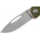 Real Steel Akuma Linerlock Olive Green