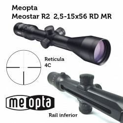 Visor Meopta Meostar R2 2,5-15x56 RD/MR - 4C