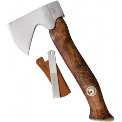 Hacha Karesuando Kniven Vuogas Axe Brown