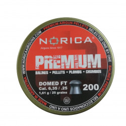 Balines Norica Premium Domed FT 6,35 mm 200 ud