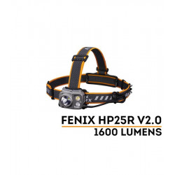 Linterna Frontal Fenix HP25R V2.0 Luz Blanca y Roja 1.600 Lumens Recargable