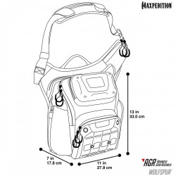 Bandolera Maxpedition AGR Wolfspur V2 Crossbody Bag