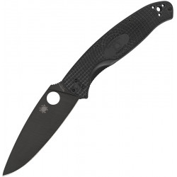 Spyderco Resilience Lightweight Linerlock Black Hoja Negra Lisa