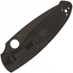 Spyderco Resilience Lightweight Linerlock Black Hoja Negra Lisa