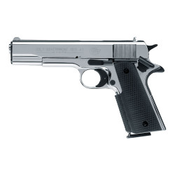 Pistola Detonadora Colt Government 1911 A1 Cromo Pulido 9 mm