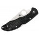 Spyderco Delica 4 Filo Liso FRN Negro