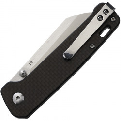 QSP Penguin Linerlock G10 y Fibra de Carbono Negra