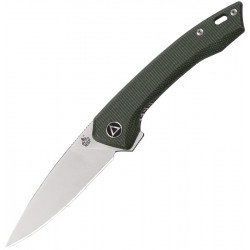 QSP Leopard Linerlock Micarta Verde