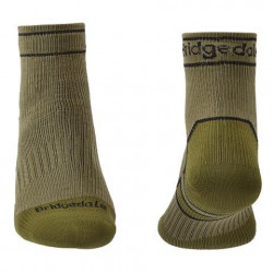 Calcetines Impermeables Bridgedale Stormsock Mid Weight Tobillo Caqui/Verde Oliva