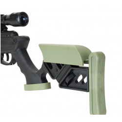 Carabina Swiss Arms TG1 Nitro Pistón Negra/OD Green 4,5 mm + Visor 4x40