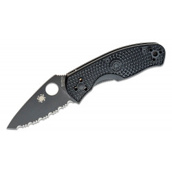 Spyderco Persistence Lightweight Hoja Negra Serrada