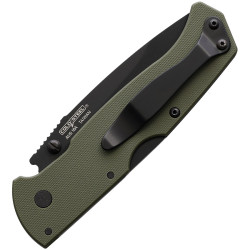 Cold Steel Air Lite Drop Point Lockback Verde Hoja Negra