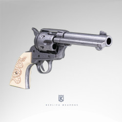 Revólver Kolser Colt 45 Fast Draw 4'75" USA 1873 Serpiente Pavonado