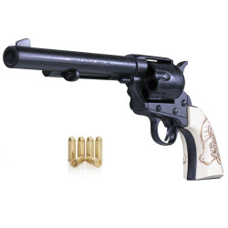 Revólver Kolser Colt Single Action 45 USA 1873 Toro Negro