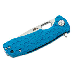 Honey Badger Medium Linerlock Drop Point Blue