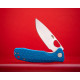 Honey Badger Medium Linerlock Drop Point Blue