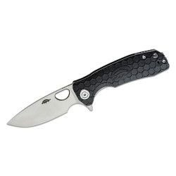 Honey Badger Small Linerlock Drop Point Black