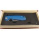 Honey Badger Small Linerlock Drop Point Blue