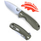 Honey Badger Small Linerlock Drop Point Green