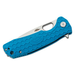 Honey Badger Large Linerlock Drop Point Blue