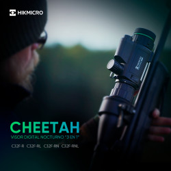  Visor Nocturno Digital Hikmicro Cheetah C32F-RNL con Telémetro y Emisor IR 940 nm