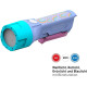 Linterna Led Lenser Kidbeam4 Morado Led de Colores 70 Lumens