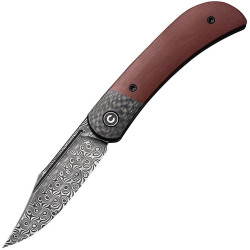 Civivi Appalachian Drifter Linerlock Burdeos Hoja Damasco