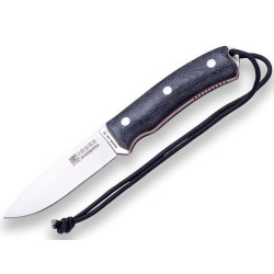 Joker Bushcrafter Micarta Negra 6,5 Pulgadas con Pedernal