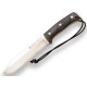 Joker Nomad Canvas Micarta Negra 6,5 Pulgadas con Pedernal